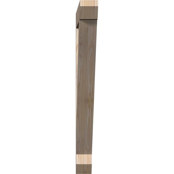 Traditional Slat Smooth Bracket, Douglas Fir, 3 1/2W X 36D X 36H